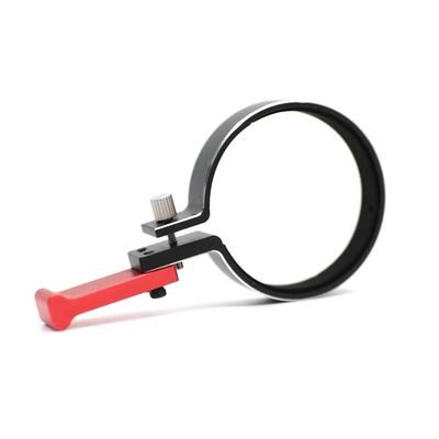 BrewJa One-Handed Control Adapter Transmitter Steering Wheel Trigger for RC Crawler Controller Flysky NB4 TRX TQI TRX6 TRX-4 Summit (Color : Red)