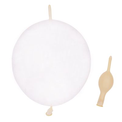 10 Inch Link Balloons Latex Quick Linkale Balloon 120 Pcs for Wedding,Birthday, Halloween, Christmas, Party Festival Decorations. (10-Clear Latex Link Balloon-120)