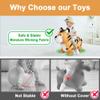 iPlay, iLearn Bouncy Pals Tiger Hopper Toy, Toddler Hopping Horse, Kid Plush Ride on Animal Bouncer W/Pump, Inflatable Bouncing Rider, Indoor Outdoor Jumping Birthday Gift 2 3 4 5 6 Year Old Boy Girl view 4