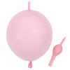 10 Inch Link Balloons Latex Quick Linkale Balloon 120 Pcs for Wedding,Birthday, Halloween, Christmas, Party Festival Decorations. (10- Tender powder Balloon-120) view 1