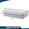 PIT66 Card Storage Box (2 PCS) 3000 Count Super Shoe Cardboard Standard Trading & Gaming Card Storage Boxes Corrugated Cardboard Storage Box Baseball Trading Card Slab Storage Boxes view 3