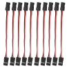 Brass Core Extension Cable, 10Pcs for Sale Jr Model Car Servo Extension Cable 30 Core Servo Connection Cable, Hobby Rc Vehicle Servo Wiring (100mm Female to Female) view 1