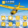 28 RC Plane 3 Channel Remote Control Airplane Trainer Sport Cub S2 with Propeller Saver&Xpilot Stabilization System,One-Key U-Turn Easy to Fly for Beginners, Kids, Adults, Yellow (761-14 RTF) view 3
