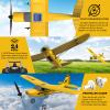 28 RC Plane 3 Channel Remote Control Airplane Trainer Sport Cub S2 with Propeller Saver&Xpilot Stabilization System,One-Key U-Turn Easy to Fly for Beginners, Kids, Adults, Yellow (761-14 RTF) view 4