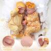ADFO Lifelike Reborn Baby Dolls Twins, 20 inch Realistic Newborn Real Life Baby Boy Girl Dolls Soft Vinyl Baby Dolls with Clothes and Toy Gift for Kids Age 3+ view 4