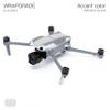 WRAPGRADE Skin Stickers Compatible with DJI Air 3 | Accent Color (AIRFORCE SILVER) view 3