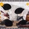 Hillban 48 Pack Cowboy Hat and Bandana Set, Cowgirl Hats for Boys Girls Felt Cowboy Party Hat Western Bandanas for Party(Black, Brown) view 4