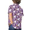 Pinupub Boys Hawaiian Shirts Ghosts Moons Print Halloween Costume Short Sleeve Summer Cool Casual Button Down Shirt for Youth Kids Aloha Luau view 4