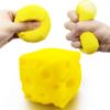 Cheese Cubes Squishy Toys Stress Balls for Adults and Kids (1PCS) Stretchy Sensory Fidget Toys Stress Ball Stress Relief Toy Party Favors Squeeze Ball Autism Sensory Toys for Autistic Children view 1