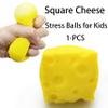 Cheese Cubes Squishy Toys Stress Balls for Adults and Kids (1PCS) Stretchy Sensory Fidget Toys Stress Ball Stress Relief Toy Party Favors Squeeze Ball Autism Sensory Toys for Autistic Children view 2