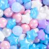 Heopeis Ball Pit Balls Pack of 100 - Star and Round Set BPA Free Phthalate Free Non-Toxic Crush Proof Play Balls Soft Plastic Balls for Toddlers Baby Kids Birthday Pool Tent Party view 1