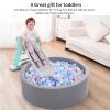 Heopeis Ball Pit Balls Pack of 100 - Star and Round Set BPA Free Phthalate Free Non-Toxic Crush Proof Play Balls Soft Plastic Balls for Toddlers Baby Kids Birthday Pool Tent Party view 4