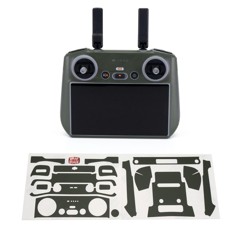 WRAPGRADE Skin Stickers Compatible with DJI RC 2 (Army Green)