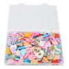 120pcs Cute Slime Charms - Assorted Sweets for DIY Crafts, Scrapbooking, and More view 1