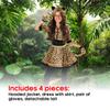 Morph Cat Leopard Costume For Girls, Leopard Cat Costume, Black Cats Kids Costumes Girls, Halloween Costumes For Kids, X-Large view 2