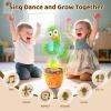 SANJOIN Cactus Baby Toy Talking Dancing Singing Adjustable Volume, Baby Girl for 1 Year Old, Infant Toys for 0-6 6-12 Months Stocking Stuffers view 3