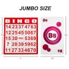 JUNWRROW Bingo Game Set-1000 Colorful Chips with a Bag,100 Bingo Cards and Jumbo Deck of Calling Cards for Adults, Seniors, and Family - Calling Card Set- Ideal for Large Groups, Parties, Game Nights view 4
