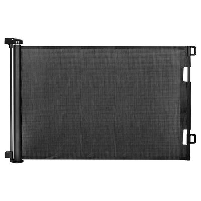 Veraste Retractable Baby Gate for Doorways and Stairs, Mesh Safety Gate for Pet, Indoor & Outdoor Use, One-Hand Operation, Easy Installation, 33.6" Tall, Expands to 71" WideBlack,33.6"x71"