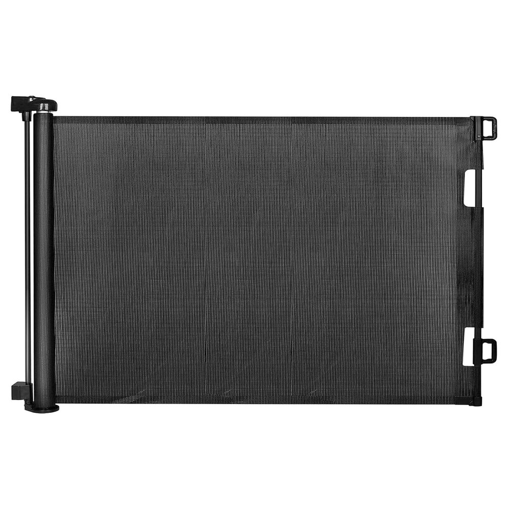 Veraste Retractable Baby Gate for Doorways and Stairs, Mesh Safety Gate for Pet, Indoor & Outdoor Use, One-Hand Operation, Easy Installation, 33.6" Tall, Expands to 71" WideBlack,33.6"x71"