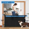 Veraste Retractable Baby Gate for Doorways and Stairs, Mesh Safety Gate for Pet, Indoor & Outdoor Use, One-Hand Operation, Easy Installation, 33.6" Tall, Expands to 71" WideBlack,33.6"x71" view 2