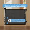 Veraste Retractable Baby Gate for Doorways and Stairs, Mesh Safety Gate for Pet, Indoor & Outdoor Use, One-Hand Operation, Easy Installation, 33.6" Tall, Expands to 71" WideBlack,33.6"x71" view 3