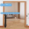 Veraste Retractable Baby Gate for Doorways and Stairs, Mesh Safety Gate for Pet, Indoor & Outdoor Use, One-Hand Operation, Easy Installation, 33.6" Tall, Expands to 71" WideBlack,33.6"x71" view 4