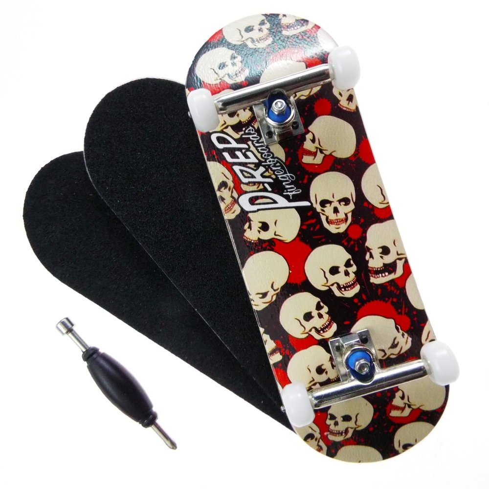 P-REP V2 Performance Complete Wooden Fingerboard 32mm - Skull