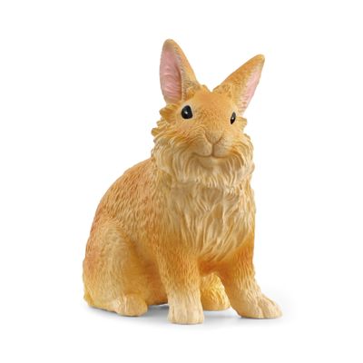 Schleich Farm World - 2" Lionhead Rabbit Figurine - Realistic Bunny Toy for Kids - Educational Farm Animal Toys for Boys and Girls - Fun Easter Bunny Toy for Kids and Toddlers Ages 3+
