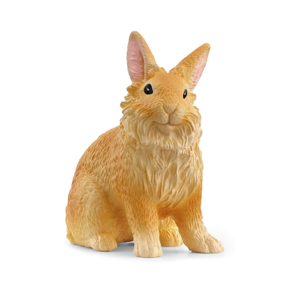 Schleich Farm World - 2" Lionhead Rabbit Figurine - Realistic Bunny Toy for Kids - Educational Farm Animal Toys for Boys and Girls - Fun Easter Bunny Toy for Kids and Toddlers Ages 3+