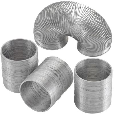 Original Metal Coil Slinky Spring Walking Toys 4 Pack 2-inch Ideal for Kids Teens&Adults Novelty Prize Party Favor Great for Classroom Games Travel Activities Slinky for Fun Deter Squirrel and Pests