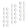 FELTECHELECTR 30pcs Solid Pigeon Eggs for Home Decor Realistic Simulated Pigeon Eggs for Crafts DIY Easter Decorations and Bird Breeding for Dove and Interior Design view 1