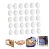 FELTECHELECTR 30pcs Solid Pigeon Eggs for Home Decor Realistic Simulated Pigeon Eggs for Crafts DIY Easter Decorations and Bird Breeding for Dove and Interior Design view 2