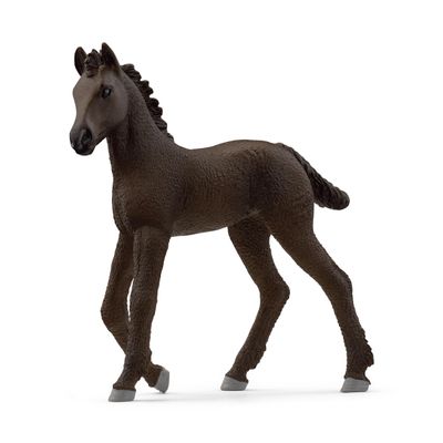 Schleich Horse Club - Friesian Foal Horse Figurine - Pony Figures for Girls and Boys - Kids Ages 5+