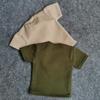 1/6 Custom Scale 2X T-Shirt Clothes for 12" Male Action Figure Doll Clothes Toy (Brown+Green) view 4