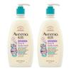 Aveeno Kids Sensitive Skin Face and Body Wash with Oat Extract, Gently Washes Away Dirt and Germs Without Drying, Tear-Free, Hypoallergenic Kids Body Wash, 18 fl. oz, 2 Pack view 1