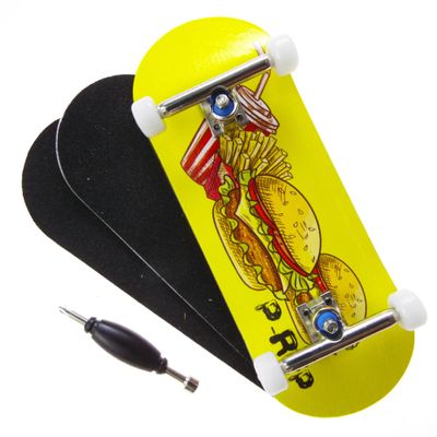 P-REP V2 Performance Complete Wooden Fingerboard 34mm - Cheeseburger Cheeseburger