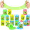 Playbees Glow in The Dark Slime  12 Pack Neon Party Favors for Kids, Sensory Toy for Boys & Girls Ages 5+, Non-Toxic, Stretchy, Gooey Fun  Birthday, Halloween, Classroom & Treat Bags view 1