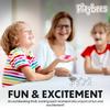Playbees Metal Jacks Game Set - 12 Sets - Retro Kids' Entertainment with Metallic Jacks and Bouncy Ball - Classic Jacks Game for Fun and Skill Development view 4