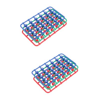 SAFIGLE 98pcs Colored Bingo Balls Vibrant Raffle Game Props for and Party Fun Easy to Read Numbers for Entertainment and Group Activities