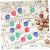 TOYANDONA 147pcs Colored Bingo Balls Raffle Game Balls for Parties Events Lightweight Portable Fun Props for Raffle Drawings Bingo Games for Holiday Celebrations view 3