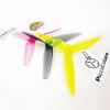 20pcs HQProp 5x3.7x3 5037 5" 3-Blade Propeller Set (10x CW / 10x CCW) PizzaCutters (Transparent Gray) view 3