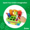 Boley Toddler Workbench Playset - 8 Pc Light & Sound Interactive Kids Tool Set for 3 Year Old Kids and Up view 3