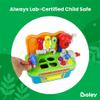 Boley Toddler Workbench Playset - 8 Pc Light & Sound Interactive Kids Tool Set for 3 Year Old Kids and Up view 4
