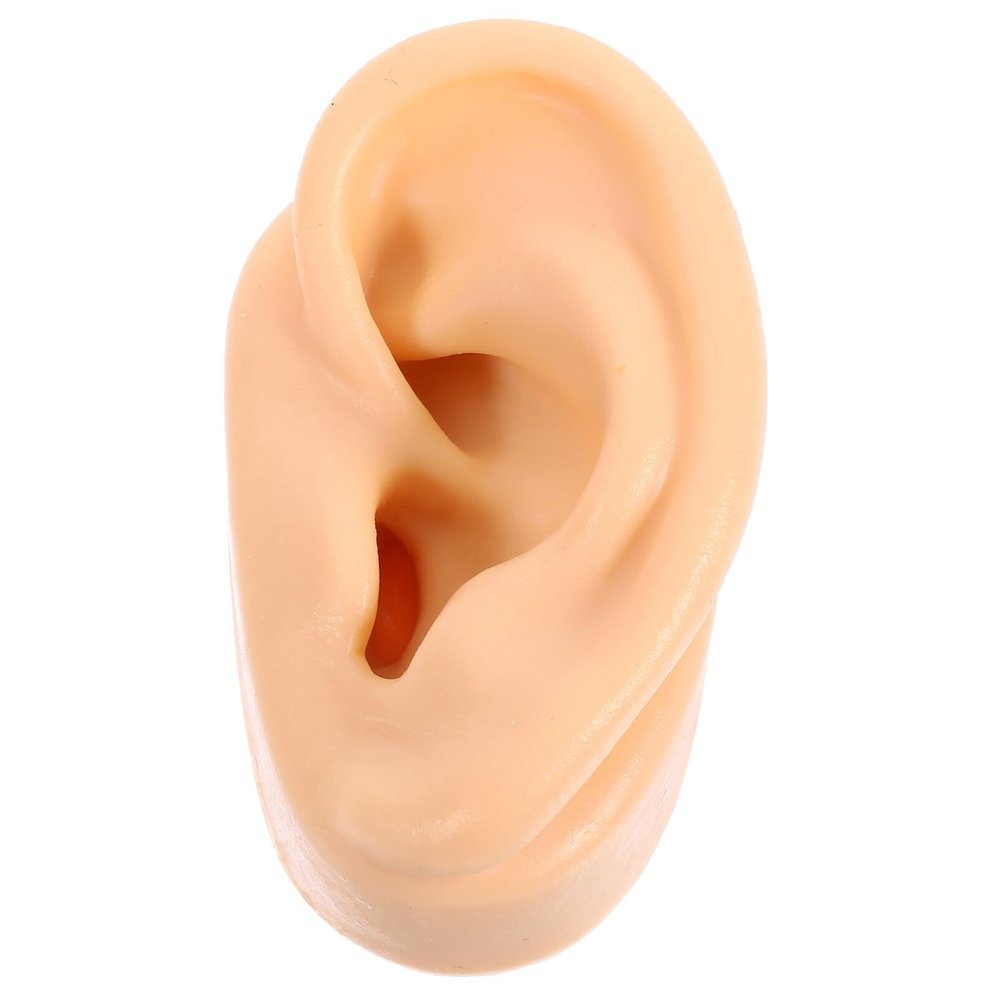 ibasenice Halloween Left Silicone Ear Model Prank Prop for Toys
