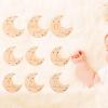 9-Piece Wooden Infant Achievement Marker Cards, Moon Number Letter Design, Photo Props for Newborn Photography, Boys Edition view 3