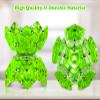 LAFFTRAK Magnetic Fidget Sphere Magnet Toys - Crystal Bright Green - Magnets Sensory Toys - 12 Piece Set - Creativity Beyond Imagination, Inspirational, Recreational, Fun Desk Toy for Adults view 4
