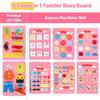 SYHLN Toddler Montessori Busy Board Toys for Little Girl Gifts: Educational Preschool Learning Travel Toys, Busy Book Learning Sensory Toys for Toddler Girls, Girls Unicorn Christmas Birthday Gifts view 2