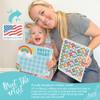 Hadley Designs Potty Training Chart for Toddlers Boys -10 Sticker Potty Chart for Toddlers Girls, 8.5x11" Potty Training Sticker Charts for Toilet Success, Rainbow Toddler Reward Chart for Kids view 3