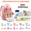 Tenot Baby Diaper Bag Backpack, Travel Diaper Bags for Baby Girl Boy Large Capacity Baby Bag Backpack for Women Light Pink view 2