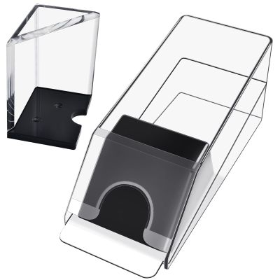 Elesunory Blackjack Shoe and Discard Tray, Clear Blackjack Dealing Shoe, Acrylic Card Dispenser for Playing Cards, Blackjack Discard Holder Trays for Blackjack Game Poker Accessories(4 Deck)
